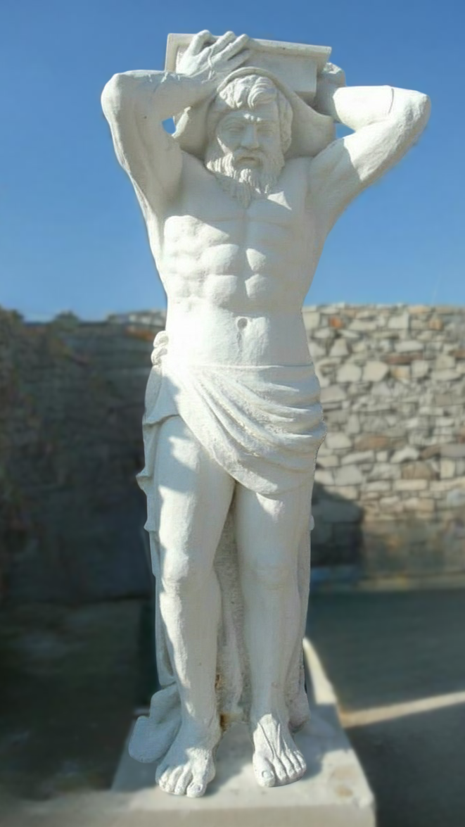 Carved Marble Figure