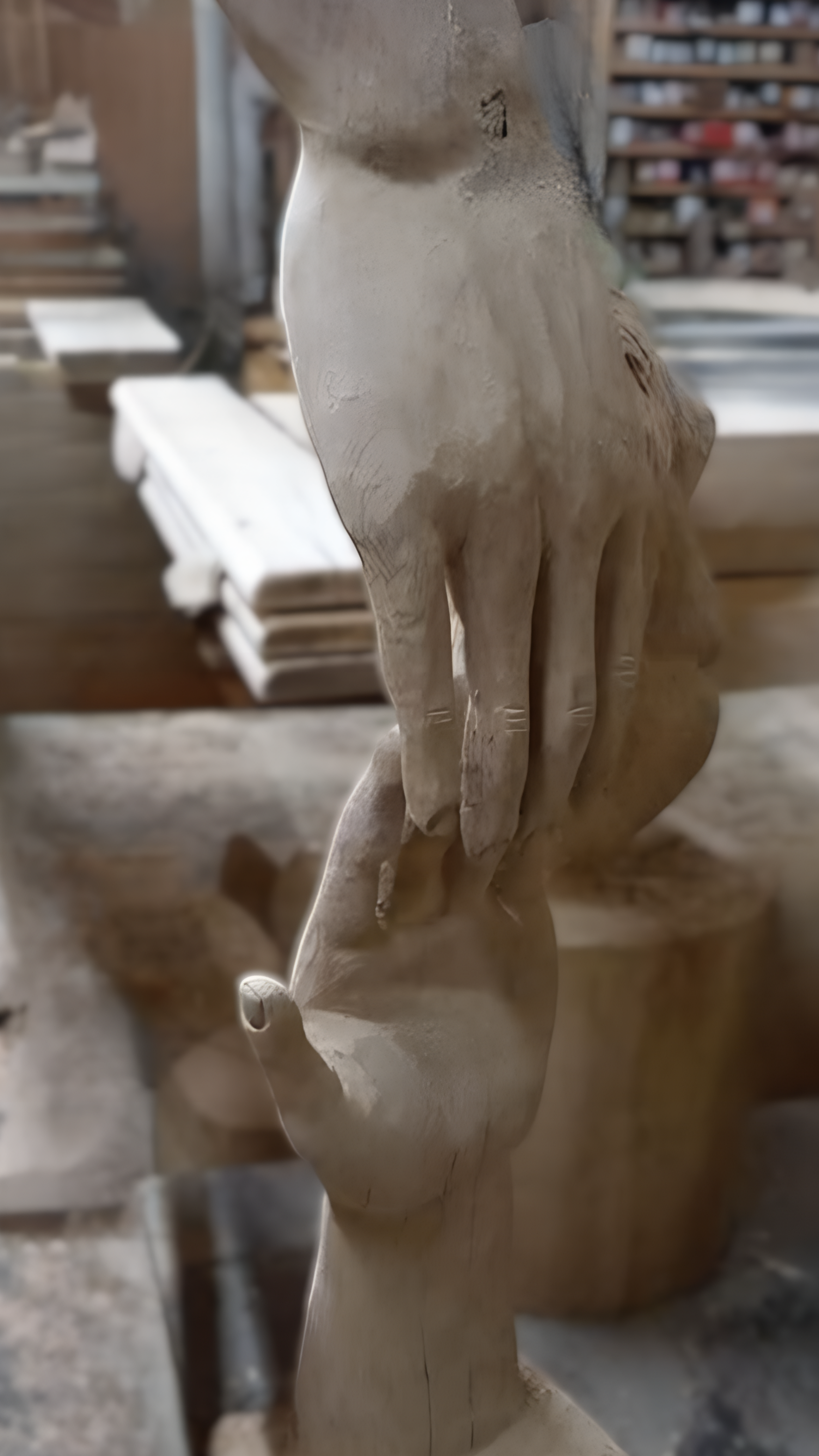 Intertwined Hands Sculpture