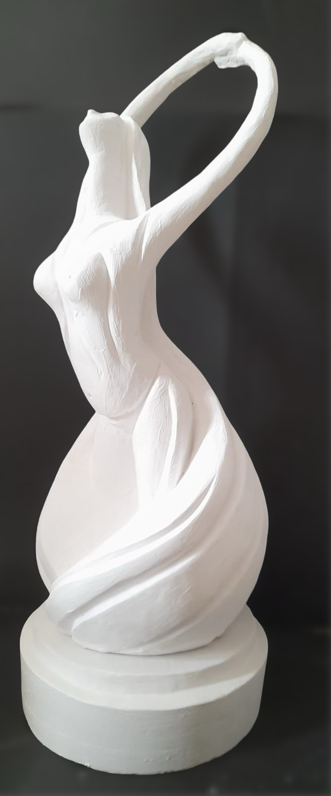 Dancing marble figure