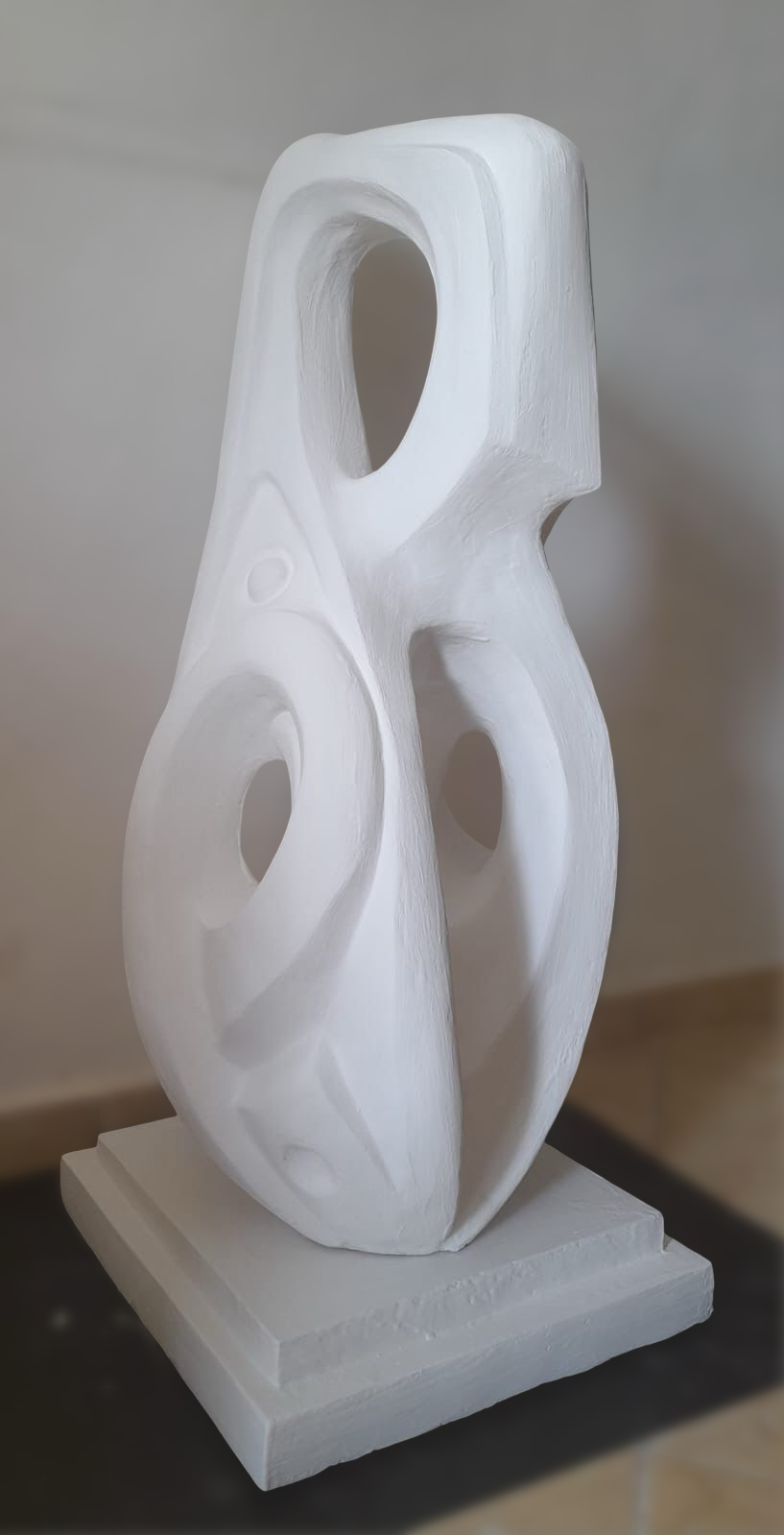 Open marble form